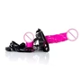 CalExotics Dual Harness страпон с 2 вибростимуляторами
