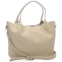 Женская сумка шоппер Ricco Grande бежевая (1l943FL-beige)