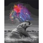 Картина по номерам Brushme Слон с яркими красками 40x50 см (BS36046)
