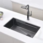 Кухонная мойка Lefton Single Bowl Honeycomb Embossed Anti-scratch Kitchen Sink-KS2201 Grey: Материал Нержавеющая сталь