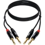 Кабель комутаційний KLOTZ KT-JJ150 MINILINK PRO STEREO TWIN CABLE 1.5 M