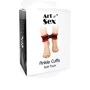 Поножи Art of Sex Ankle Cuffs - Soft Touch (красные)