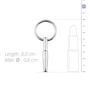 Полый уретральный стимулятор Sinner Gear Unbendable - Hollow Penis Plug (длина 4 см, диаметр 8 мм)