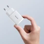 Зарядний пристрій Baseus Wall Charger USB+USB-C 20W White (CCXJ-B02): Кількість USB-портів 2