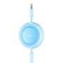 Кабель Baseus USB Cable to Micro USB/Lightning/Type-C Bright Mirror 2 Series 3.5A 1.1m Sky Blue (CAMJ010017) фото 6