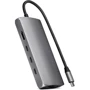 Адаптер Satechi Adapter USB-C to 4xUSB-C+RJ45+HDMI 8K Space Gray (ST-P8KEM)