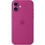 Чохол для iPhone Apple iPhone 16 Plus Silicone Case with MagSafe - Fuchsia (MYYE3ZM/A): Матеріали Силикон