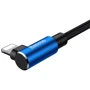 Кабель Baseus USB Cable to Lightning MVP Elbow 2.4A 1m Blue (CALMVP-03) фото 6