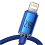Кабель Baseus USB Cable to Lightning Crystal Shine Series 2.4A 1.2m Blue (CAJY000003): Тип USB Cable - Lightning