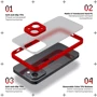 Чехол для телефонов ArmorStandart Frosted Matte Red for Xiaomi Redmi Note 12 4G (ARM67735): Совместимость Xiaomi Redmi Note 12 4G