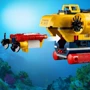 Конструктор LEGO City Океан: дослідницька підводний човен (60264): Кількість деталей, шт. 286