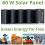 Портативное зарядное устройство солнечная панель Bresser Mobile Solar Charger 60 Watt USB DC (3810050) (930150)