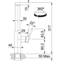Franke Mythos Swivel 115.0550.441: Вид монтажу Виразний