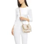 Жіноча сумка крос боді Furla Tuberosa Mini Crossbody молочно-рожева (WB00168MSD000PER00): Фактура матова, Зерниста