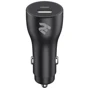Зарядное устройство 2E Car Charger USB+USB-C PD3.0 36W Black (2E-ACR18PDQC-B): Кабель в комплекте отсутствует