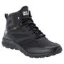 Ботинки Jack Wolfskin Woodland Texapore Mid M 4039201-6000 41.5 черные текстиль демисезон
