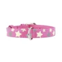 Ошейник Collar Glamour с узором Звездочка Светящийся 30-39 см 20 мм розовый (4823089301297)