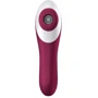 Вакуумный стимулятор с вибрацией Satisfyer Dual Crush Wine Red