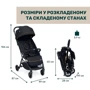 Прогулочная коляска Chicco Glee Stroller черная с оранжевым (87068.73): Материал колес полиуретан