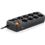Сетевой фильтр REAL-EL RS-10 Protect 5 м Black (EL122300040): Количество USB портов, шт Нет