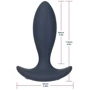Анальная пробка Lux Active Throb Anal Pulsating Massager с пульсацией и пультом управления