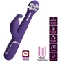 Вибратор с ротацией и толчками LYBAILE Pretty Love Dejon Dark Purple (BW-500014-2)