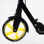 Двухколесный самокат Best Scooter Wolf Black and yellow (114195): Материал колес полиуретан