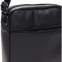 Чоловіча сумка через плече Keizer чорна (k12610-black): Фактура матова, Зерниста