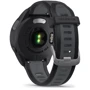 Смарт-часы Garmin Forerunner 165 Music Black/Slate Grey (010-02863-30): Материал ремешка Силикон