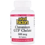 Natural Factors Chromium GTF Chelate Хром 500 мкг 90 таблеток