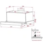 Вытяжка Weilor WT 6130 I 750 LED Strip: Тип воздухоочистителя Рециркуляция, Отвод