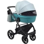 Коляска 2 в 1 Bair Marcel Light Экокожа BML-09 голубая (680634): Ширина шасси 60 см