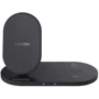 Зарядное устройство Canyon Wireless Charger WS-202 2in1 QI 15W Black (CNS-WCS202B) for iPhone and Apple AirPods