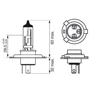 Галогенная лампа Bosch H4 Ultra White 12V 60/55W P43t (1987301152): Производитель Bosch