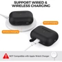 Чохол для навушників AhaStyle Silicone Case with strap Black (X003E43NDL) для Apple AirPods Pro 2 фото 2