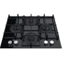 Варильна поверхня Hotpoint-Ariston HAGS61FBK: Кількість конфорок 4