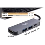 Адаптер Frime Adapter USB-C to USB3.0+USB2.0+PD+HDMI Space Grey (FH-4in1.201HP): Колір серый