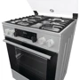 Плита комбинированная Gorenje KS6350XF: Управление механическое, сенсорное