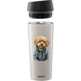 Термокухоль Ardesto Coffee Time Maltipoo 450 мл, бежевий (AR2645MP): Матеріал колби Нержавеющая сталь