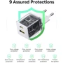 Зарядное устройство Baseus Wall Charger Palm USB-C+USB 30W White (P1011160A213-00) фото 12