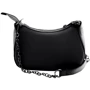 Жіноча сумка хобо Valiria Fashion чорна (5DETAA9200-black): Тип ручки На цепочке, Со съемным ремнем, Без ручки, Плечевой ремень