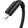 Кабель Borofone USB Cable to Lightning Coolway 1m Black (BX47): Довжина 1 м