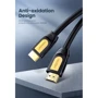 Кабель Ugreen Cable HDMI 4K M to HDMI 4K M 1m Yellow/Black (10115): Тип HDMI M - HDMI M