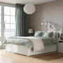Каркас кровати с 4 корзинами ІКЕА SONGESAND 140х200 см (692.413.37) фото 4