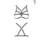 Бюстгальтер-стрепы ARMANDA BRA black L/XL - Passion Exclusive
