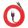 Кабель Baseus USB Cable to Lightning 2m Red/Black (CALKLF-C19)