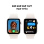 Apple Watch SE 2 2024 40mm GPS Starlight Aluminum Case with Starlight Sport Band - M/L (MXEG3QH/A) UA: Материал фторэластомер