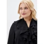 Блуза Luzana Фаина 52 черная с рукавом 3/4: Тип застежки На пуговицах