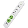 Сетевой фильтр Voltronic Power F02U White 5 розеток 3xUSB 1.5м (F02U-WHITE)