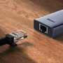 Адаптер Baseus Adapter UltraJoy Series USB-C to HDMI+3xUSB3.0+PD+RJ45 Gray (B00052802811-00) фото 6